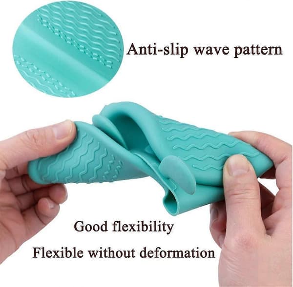 Mini Pot Holders Gloves - BPA-free Silicone, Heat Resistant, Cooking Pot Holders Potholder for Kitchen Cooking & Baking [db]