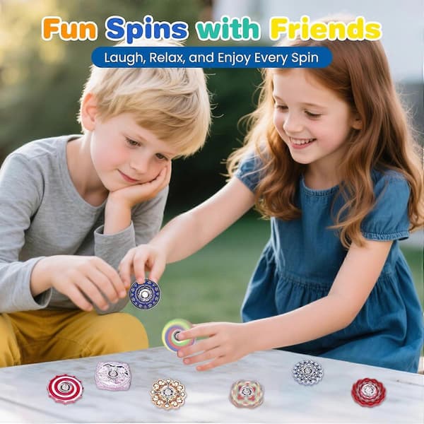 24-pack Fidget Spinners i bulk, Mini Fidget Spinner för barn Fidget Leksaker Vuxna Partyfavörer & Klassrumspris för Autism ADHD, Stresslindring