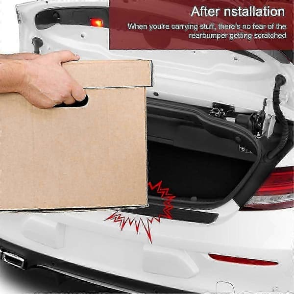 Universal Flexible Rear Bumper Protector, Anti-Scratch Bumper Guard for Various Car Models