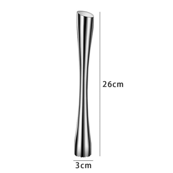 Cocktail Muddler, Stainless Steel Cocktail Muddler and 26 cm