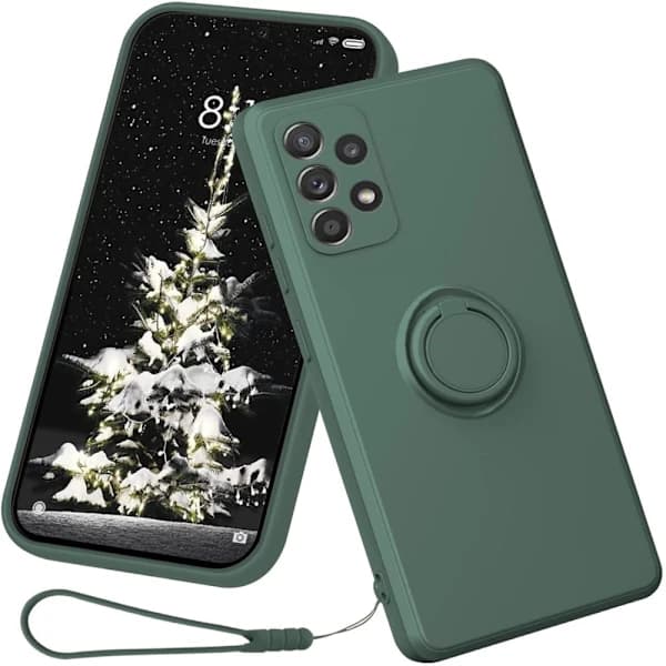 Samsung Galaxy A53 Case With Ring Holder Green