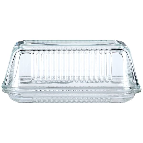 Glas Smørskål - Klassisk Form til Opbevaring og Servering 231