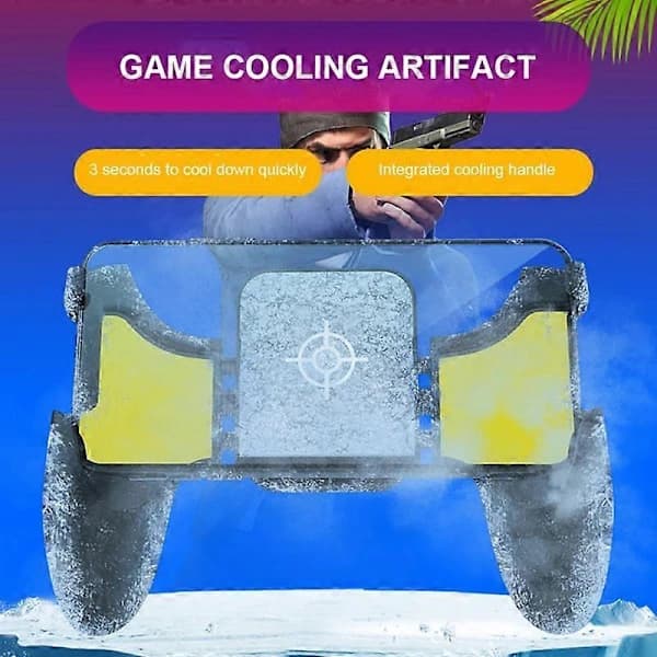 Universal Mobile Phone Cooling Fan Handle Semiconductor Cooler Gaming Radiator Holder