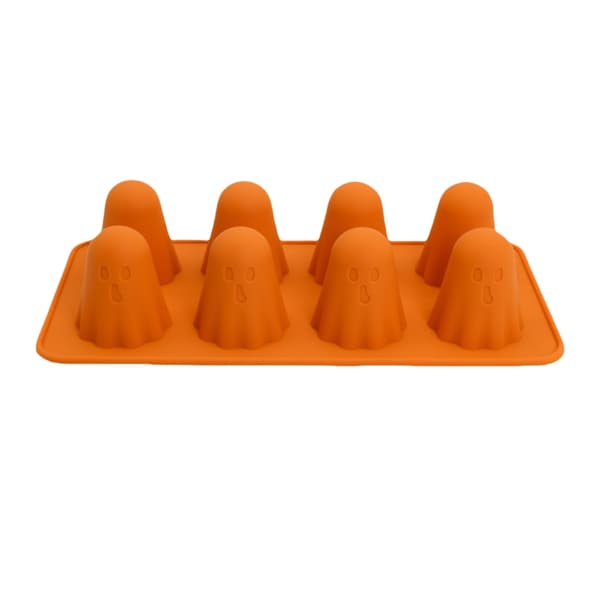 Giftfria spökformar i silikon för DIY-desserter med Halloween-tema