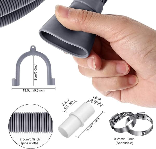 1.5m Washing Machine Drain Extension Kit Washing Machine Drain Hose