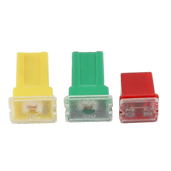 Compatible with 10 Pcs Low and High/Standard Profile Fuse Kit 20a 30a 40a 50a 60a
