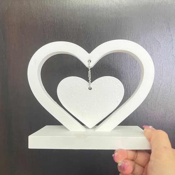 Fotoramme Harpiksformer Valentinsdagsgave Hjerteformet bilde Silikonform