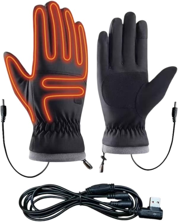 generiske termiske handsker 3 temperaturtrin vanter genopladelige USB -