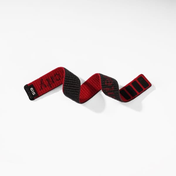 22mm nylon two-tone strap compatible with Garmin Forerunner 965/970/255/265M - red breathable sports strap
