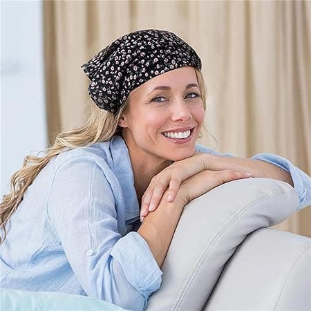 3-pack Floral Chiffon Elastic Hair Bands with Triangular Bandanas