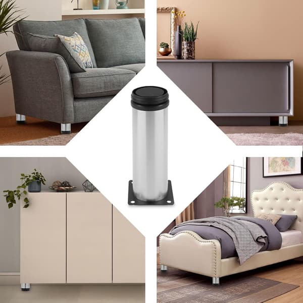 4 stk Justerbare Møbelben 6 tommer / 150 mm Sofaben Sæt med 4