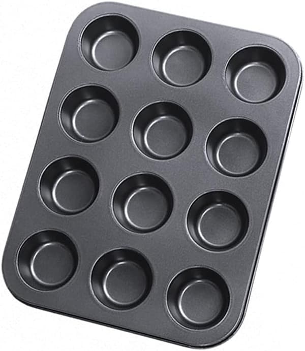 Kök Rund Non-Stick Kageform 12 gitter Kulstofstål bageform