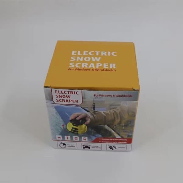 Rechargeable Ice Scraper for Car, Electric Heated Snow Scraper with USB, Windshield Defrosting and Cleaning Tool