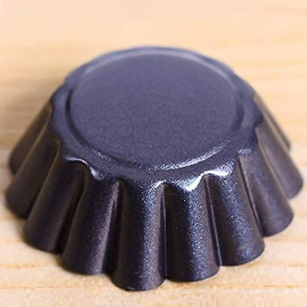 Eggepaiformer 12 stk, minipaiformer til baking, aluminiumsformer