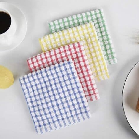 Dishcloths for washing kitchen utensils, super absorbent dishcloths, terry towels, 8-pack, 30x30 cm