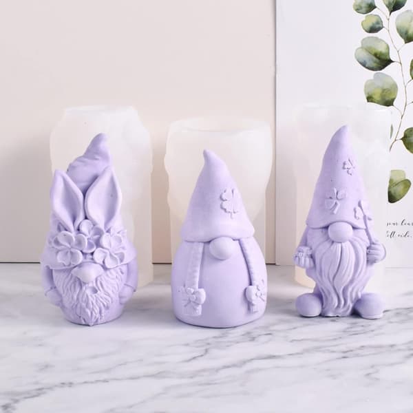 3D Gnome Epoxyharpiksform, Påskenisseforme Gnome I