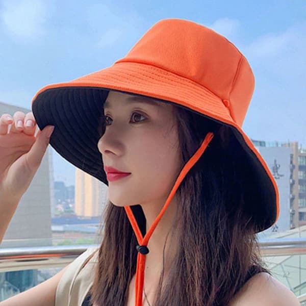 Bucket Hat Strandhatt LILA Lila