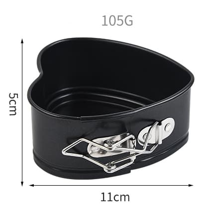 Non-stick hjerteformet form 11 cm