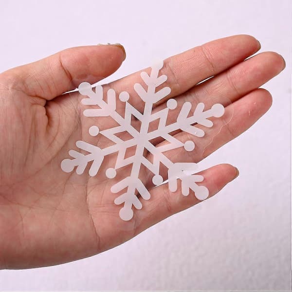 Christmas Window Decals, Christmas Window Sticker, Snowflake Snowman Santa Reindeer Window