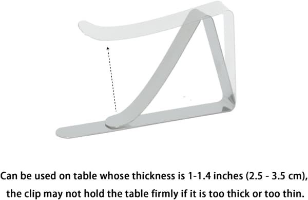 Tablecloth Clips 30-pack Picnic Table Clips Stainless Steel