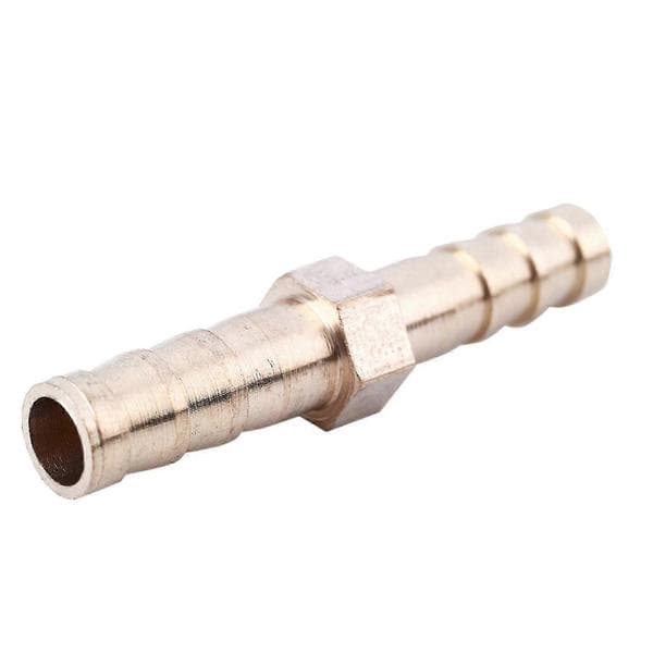 10 deler messing 6 mm rett slangekobling hurtiggull