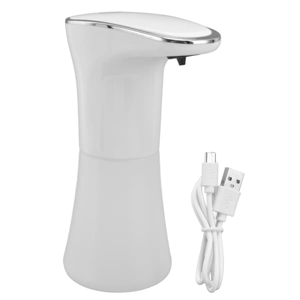 400 ml Automatisk Sæbedispenser Berøringsfri USB Genopladelig Smart Sensor Skumsæbepumpe til Badeværelse Hotel