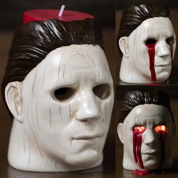 Spookys telysestake Skrekklysestake dekorasjon for spøkelseshus Lysestake Candlestick