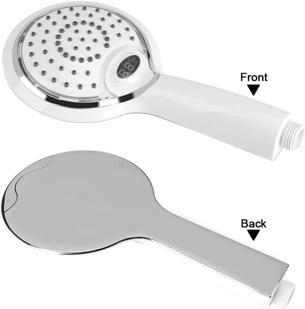 LED Brusehoved, LED Håndbruser, 3 Farver Temperatur
