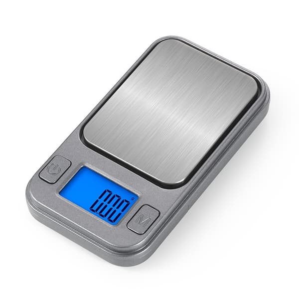 Mini Electronic Lighter-Style Jewelry Scale, 100g/0.01g, Silver & Black 70