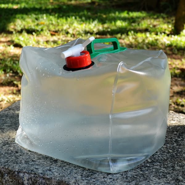 20L Sammenklappelig Vanddunk i Fødevaregodkendt PVC, 2 Stykker Vandtanke
