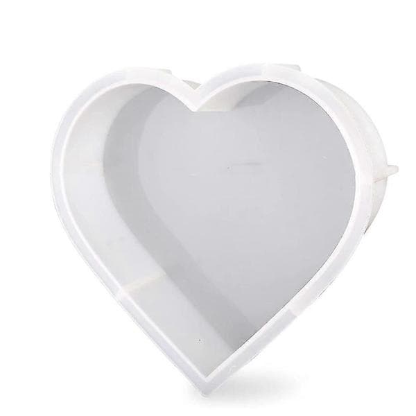 Store silikoneforme til harpiks, hjerteharpiksform, epoxyharpiksforme til blomsterkonservering, harpiks