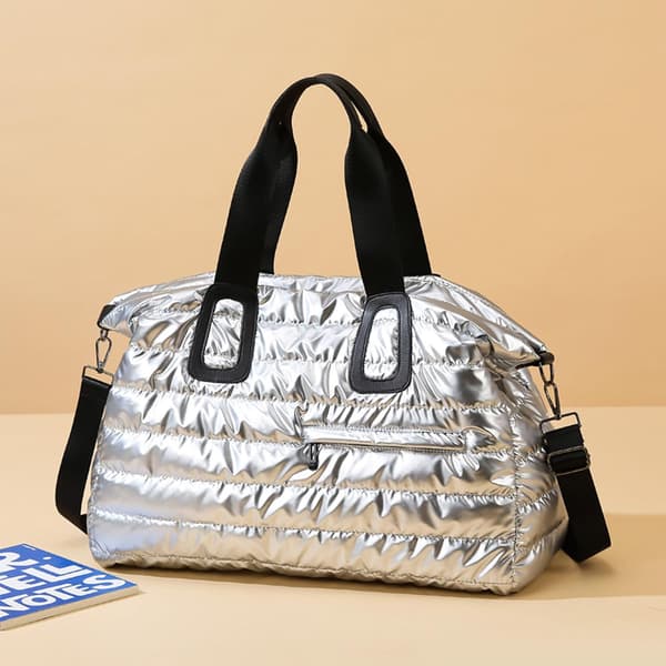 sportsbag for menn, vanntett, stor handlepose, sølv, Se référer descriptif, se beskrivelse sølv - Silberfarben