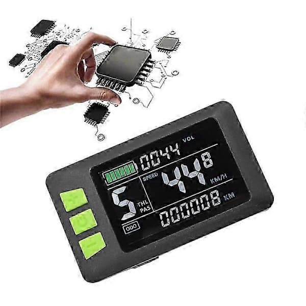 P3C LCD-skærm Farverig Display 24V 36V 48V 60V Elmåler til El-scooter (5