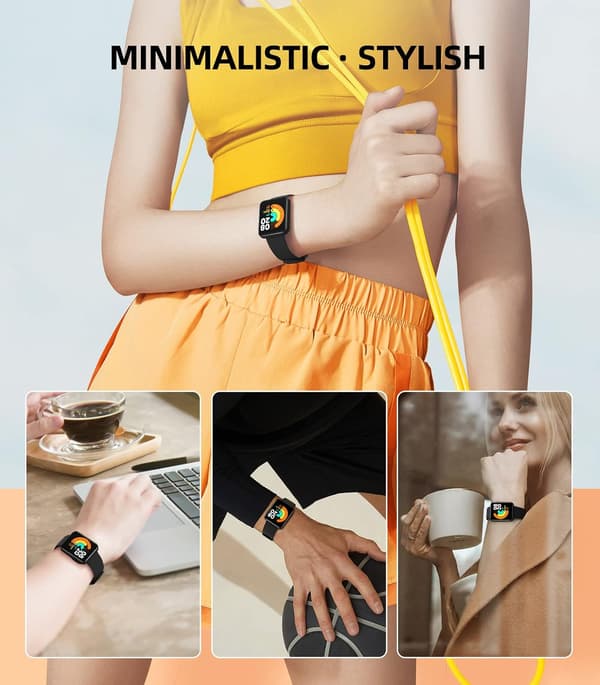 MoKo Armbånd Kompatibel med Xiaomi Mi Watch Lite/Redmi Watch, Blød