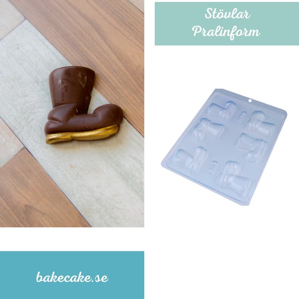 Pralineform Støvler Chokoladeform - BWB 173