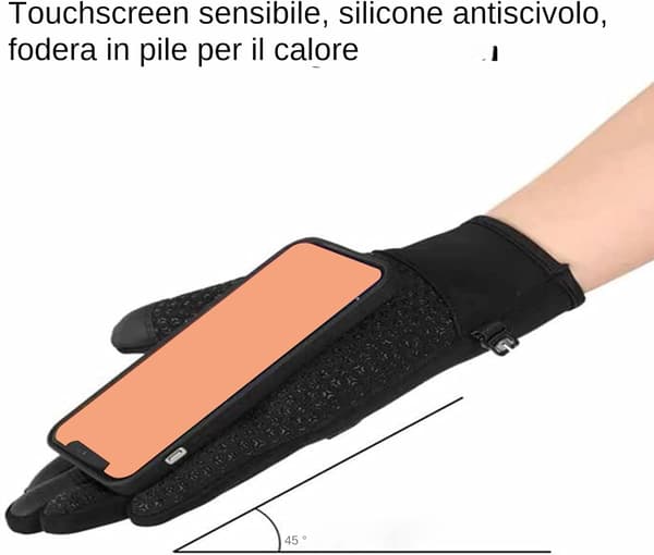 generiske vinterhandsker, vindtætte, med touchscreen-blonde XL - XL