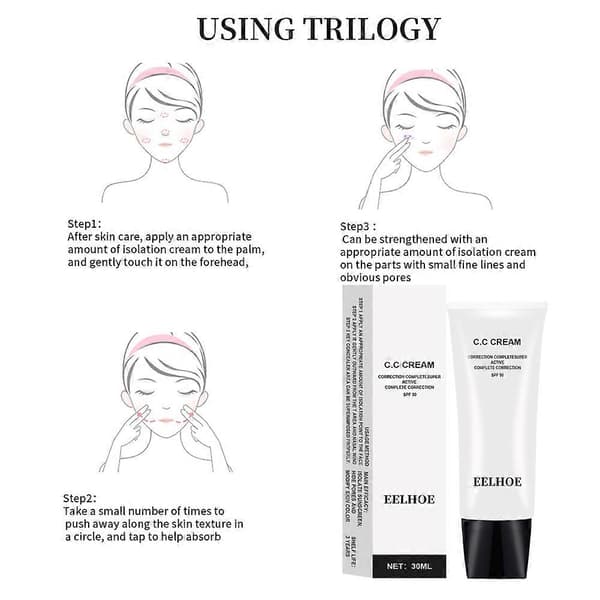 Correction CC Cream Säätävä Meikkivoide Meikinalusvoide Ihon sävy