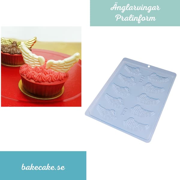 Praline Mold Angel Wings Chocolate Mold - BWB 9734