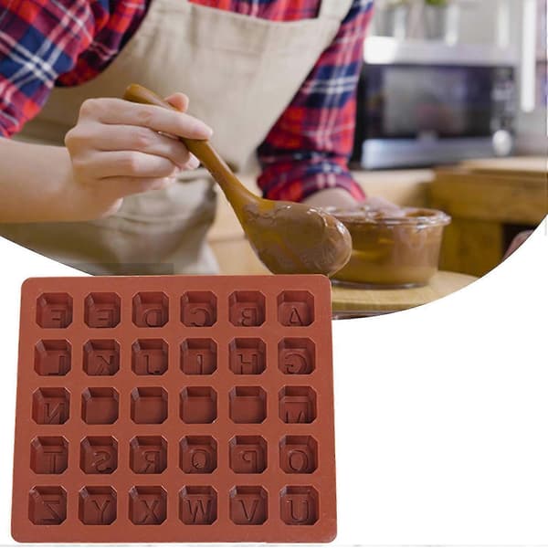 2 x Bageform Non-stick Bred Anvendelse Silikone Køkken Chokoladeform til Gaver