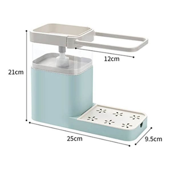 Press Box Automatic Liquid Laundry Detergent, Three-Function Sink with Towel Holder
