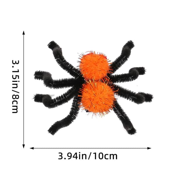 Halloween-hårspenner i edderkoppform oransje 1 - Orange 1