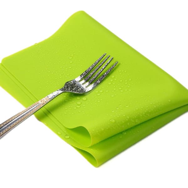 Food-grade silicone mat, non-stick, for kitchen baking, green KLB