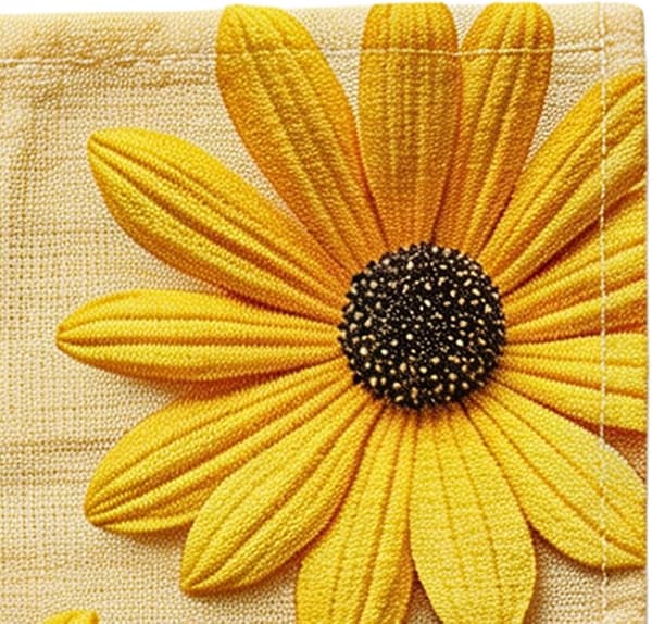 Kjøkkenhåndklær med blomstermønster 66 x 45,5 cm multifunksjonelle -