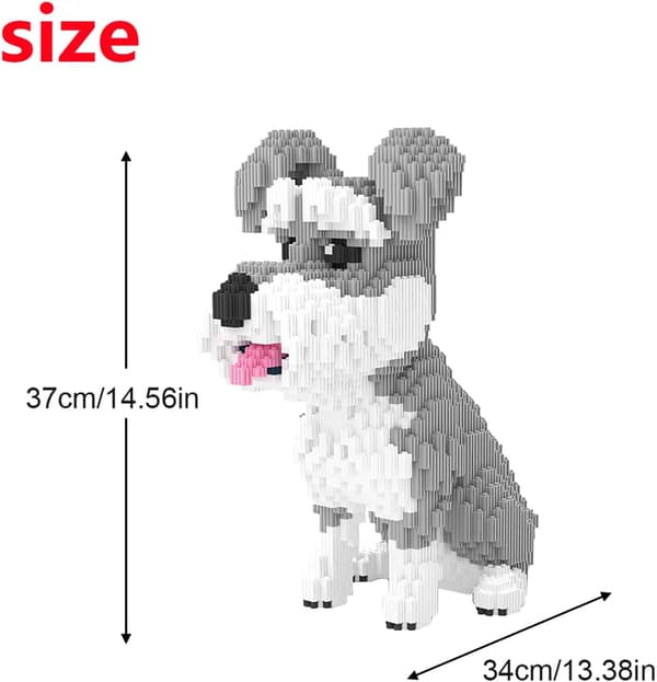 Dog Micro Building Blocks Animal Mini Building Toy Blocks Pet DXGHC