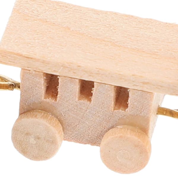Mini Train Toy Decor for Decoration Tree Dollhouse Ornament