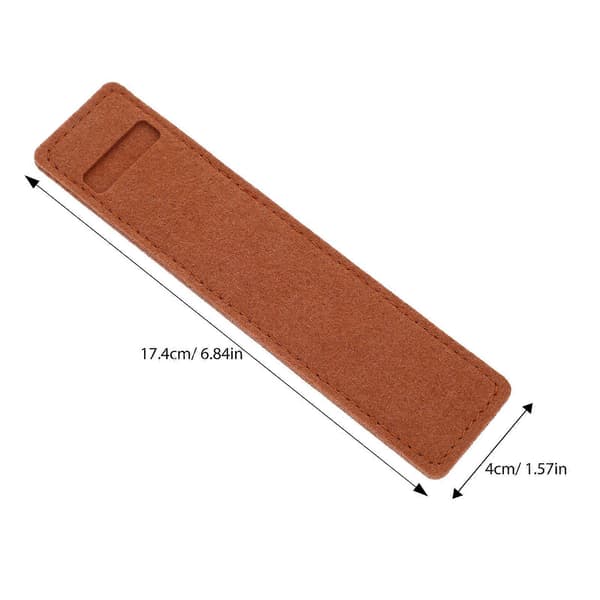Felt pencil case for pen storage with durable stitching 8 pcs