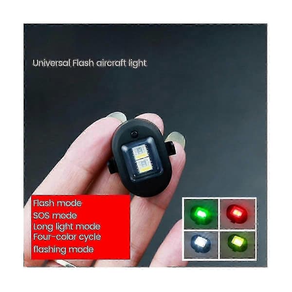 4 kpl Strobe-varoitusvalo USB-ladattava drone-strobovalo