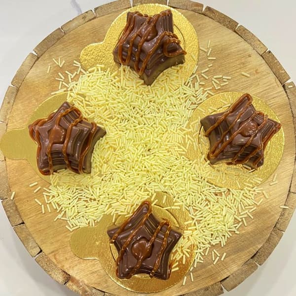 Praline Mold Star Chocolate Mold - BWB 10104 - Special 3 Part Mold Transparent transparent