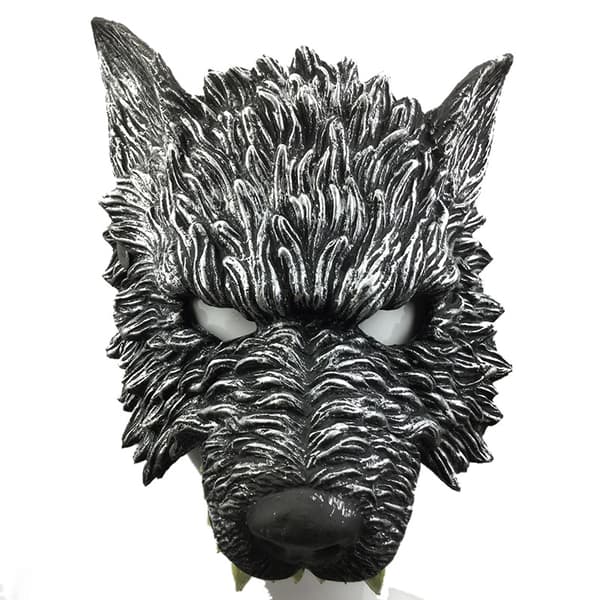 Karneval/Påsk Cosplay Latex Vargmask Djurstil