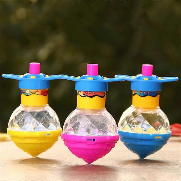 3 Anti-Angst Gyro Fidget Legetøj Lysende Gyroskop til Voksne ADD OCD Terapi